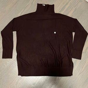 LOFT Turtleneck maroon/burgundy